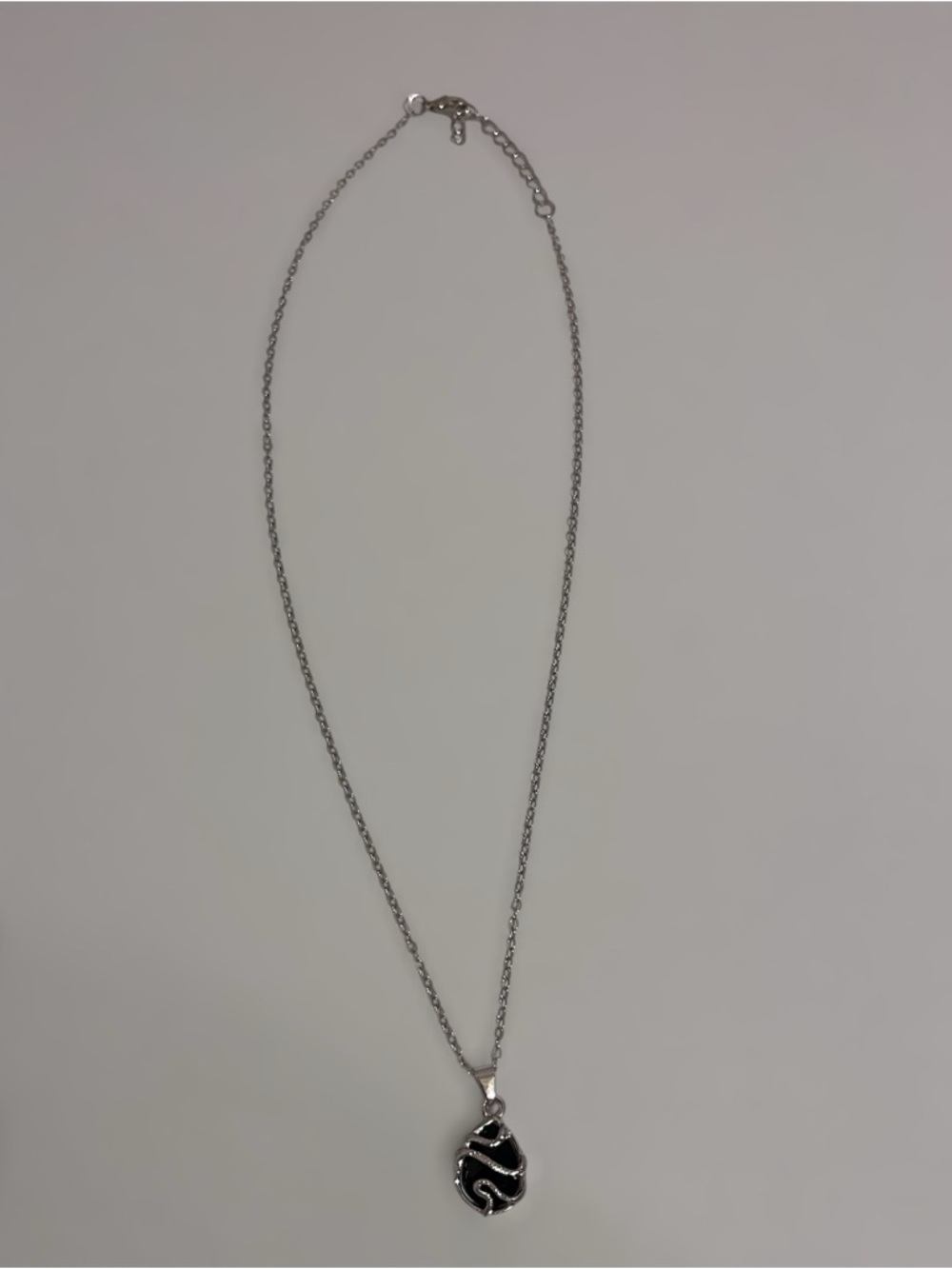 ✨ Silver Snake Pendant Necklace | Coiled Serpent Jewelry
